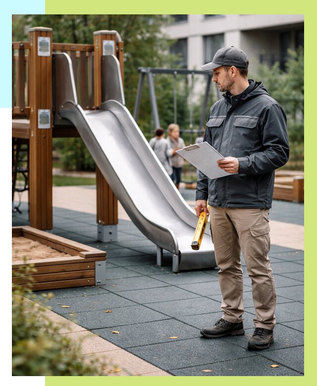 Сертификация детских площадок в Рузаевке от 25920 р. | Алешин-Рзв