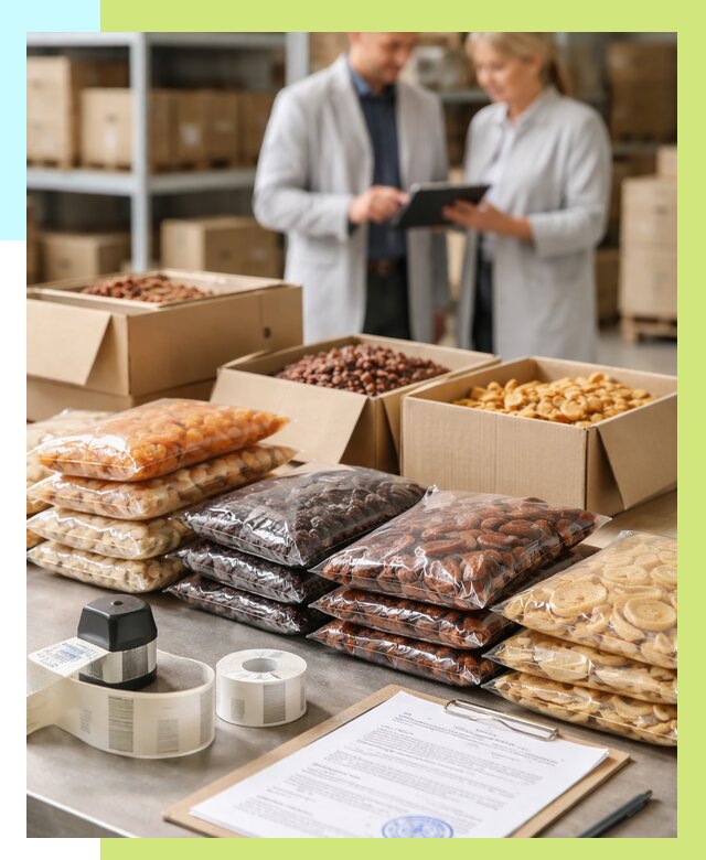 Сертификация сухофруктов в Рузаевке от 12442 р. | Алешин-Рзв под ключ