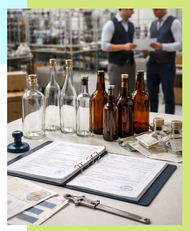 Сертификация стеклянных бутылок в Рузаевке от 25920 р. | Алешин-Рзв