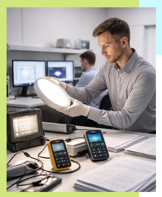 Сертификация светильников в Рузаевке: испытания и оформление