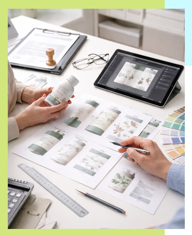 Профессиональная разработка дизайна и текста этикетки продукции в Рузаевке