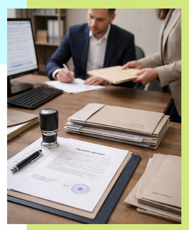 Отказное письмо для таможни в Рузаевке от 3110 р, Алешин-Рзв